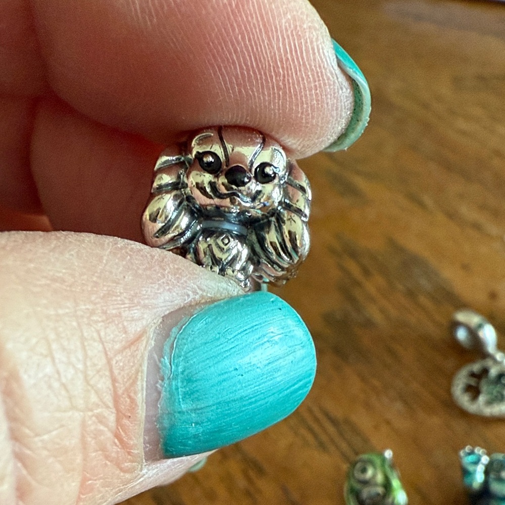Silver and Blue Small Pet Charms Set - Picture 2 of 13